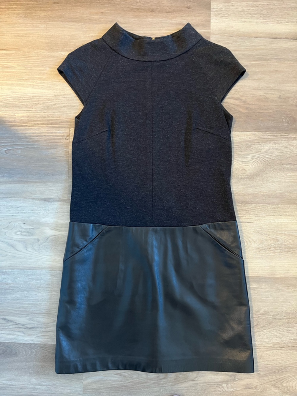 Cynthia Steffe Dress, 100% Leather Skirt